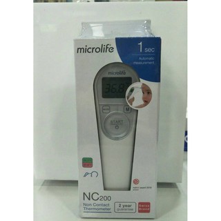 Microlife เครื่องวัดอุณหภูมิทางหน้าผาก รุ่น NC200/รุ่นใหม่มาแทน FR1DL1/FR1MF1