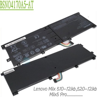 กดสั่งซื้อแล้วรอ8-10วัน Battery Lenovo ของแท้ Miix 510-12IKB 510-12ISK 520-12IKB 520-12ISK , Part # bsn04170a5-at