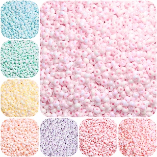 660ชิ้น/ล็อต3มิลลิเมตรที่มีคุณภาพสูงสีทึบนมแก้วเมล็ดลูกปัดแก…