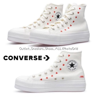 รองเท้า Converse Chuck Taylor Crafted With Love Lift High White