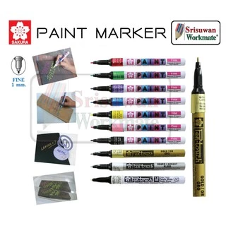ปากกาเพ้นท์ SAKURA PAINT MARKER ปากกาเขียนรองเท้า เขียนเหล็ก ยาง เพ้นท์รองเท้า Pen touch marker