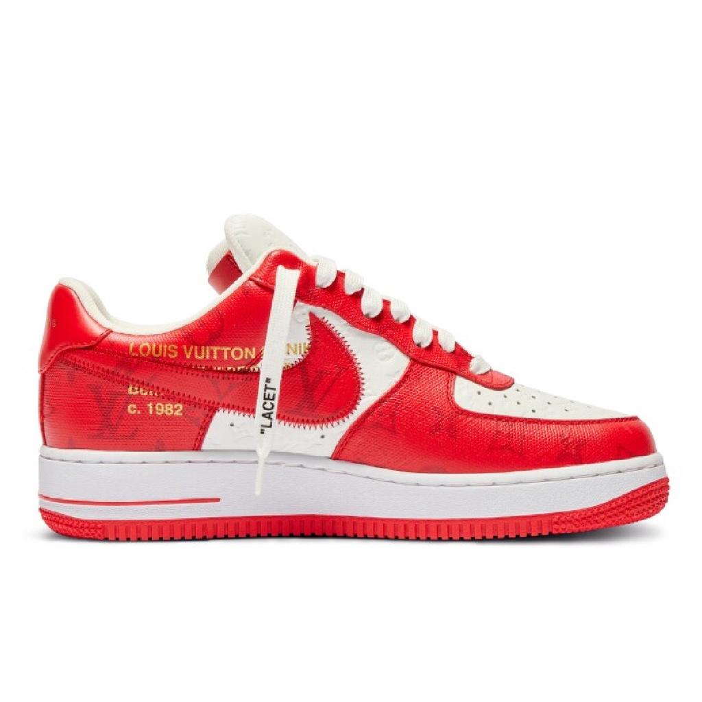 Nike Air Force 1 X Louis Vuitton Low By Virgil Abloh (WHITE/RED)