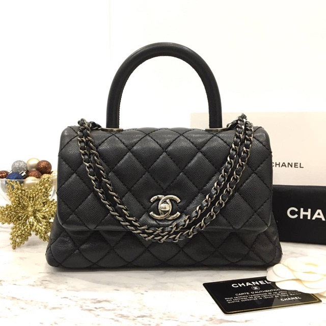 Chanel Coco Caviar 9.5” Holo22 ดำคาเวียร์สวยอมตะ น่าจับจองเป็นเจ้าของที่สุด😘😘😘