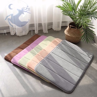 พรมเช็ดเท้า 40x60 cm เมมโมรี่โฟม พรมกันลื่น พรมเช็ดเท้า  พรม…