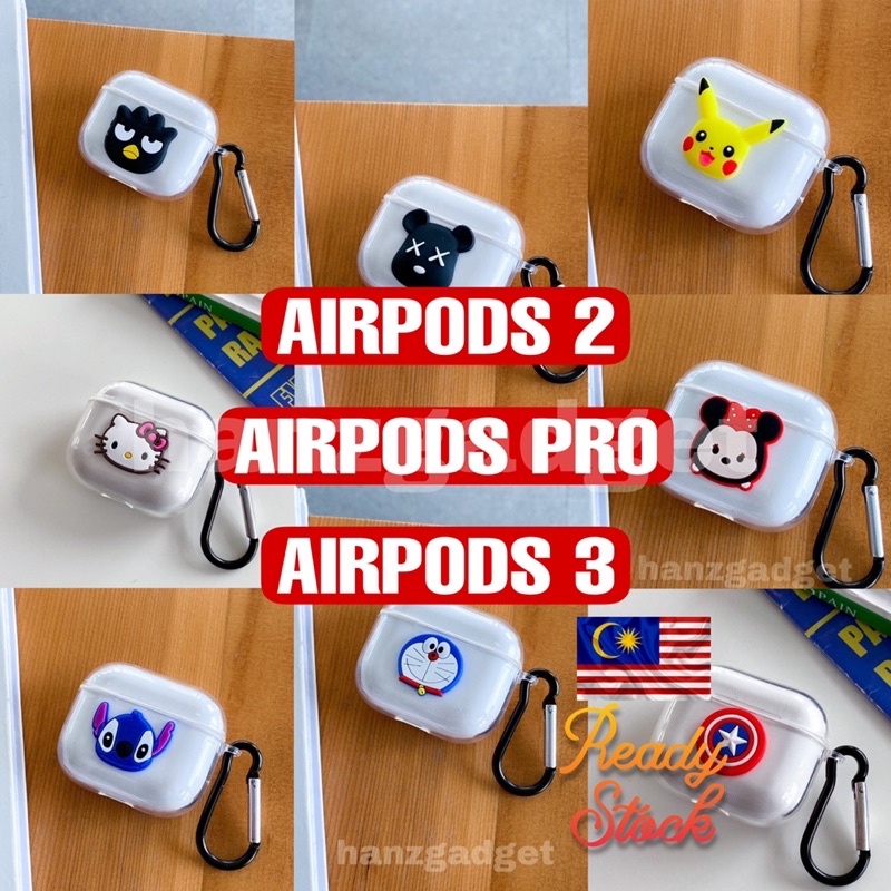 เรือจาก KL AirP0ds 3 Casing AirP0ds 3rd Generation Cover AirP0ds Case 2 AirP0ds Pro Case Casing