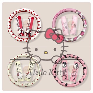 หุ้มพวงมาลัย ปลอกหุ้มเข็มขัดนิรภัย Hello Kitty.💓💓💓