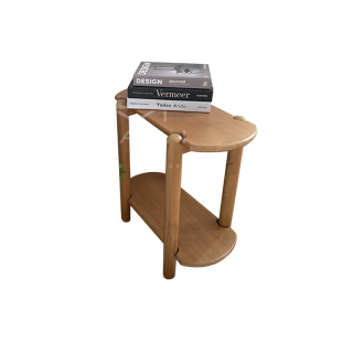 โปรโมชั่น : Chisai side table 06207 โต๊ะข้าง ชั้นวางของ 2 ชั้น สไตล์มินิมอล