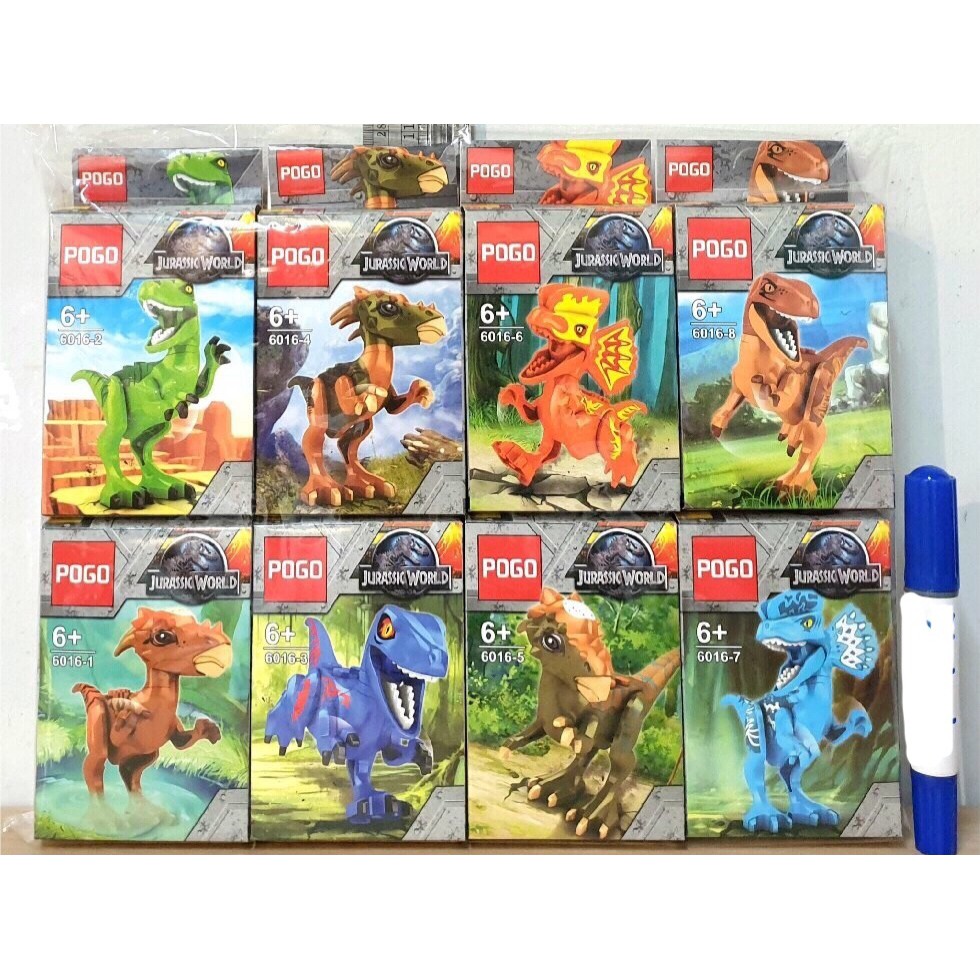 เลโก้ POGO6016 ชุดไดโนเสาร์ 8 แบบ