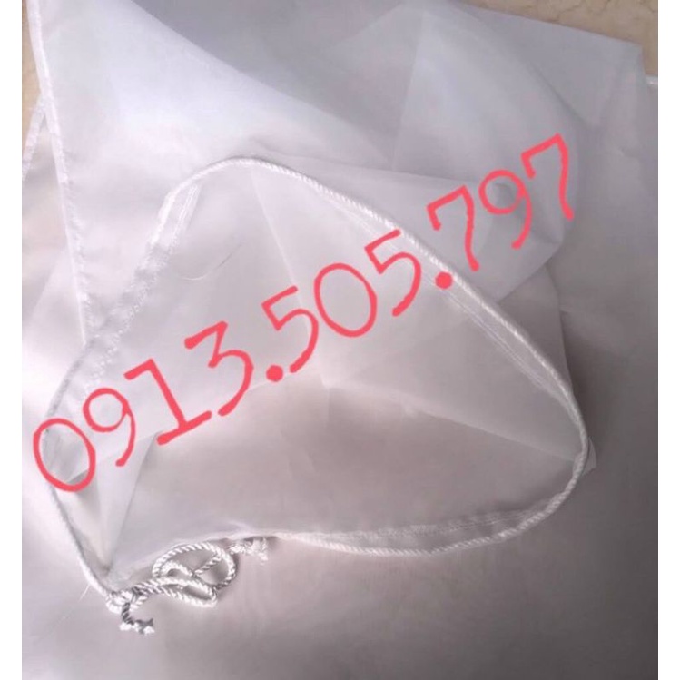 ถุงกรองน้ํา PE ไนลอน - 200ตาข่าย - ขนาด: 60x200 (ซม.)