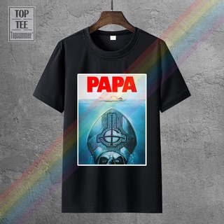 tshirtเสื้อยืดคอกลมฤดูร้อน【Sportwear】เสื้อยืดผ้าฝ้าย 100% พิมพ์ลายวงร็อค Ghost Papa Jaws สําหรับผู้ชาย LHZYSto4XL