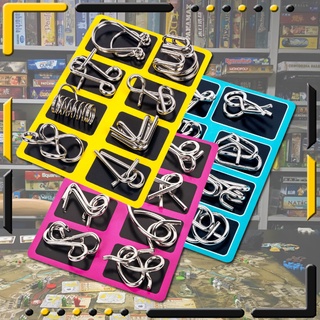 เกมท้าทาย ลวดโลหะปริศนา ชุด 8 ทีเซอร์ ทดสอบ IQ เกมปลดล็อก เหล็กประสาน เกมปลดล็อก