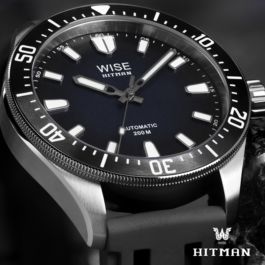WISE รุ่น HITMAN Automatic 200 m. นาฬิกาผู้ชาย รหัส HIT31 No date (ระบุ ...