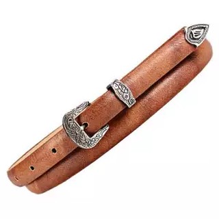 MiStyles  เข็มขัด เข็มขัดผู้หญิง Womens Belt รุ่น Country Style No. 2112 2113