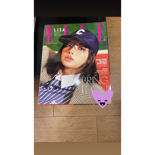 นิตยสาร elle ปก ลิซ่า black pink