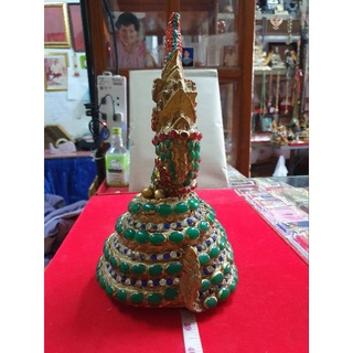 พญานาคราช 5 นิ้วประดับพลอยหลวงปู่โตกรุวัดพระแก้วจังหวัดกรุงเทพฯ