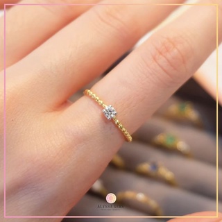 [9K]แหวน Dotted Solitaire