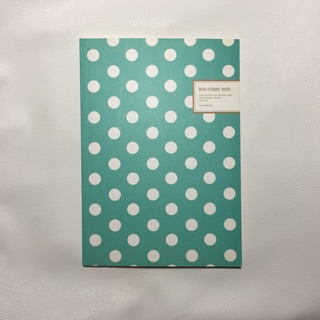 Polka dot notebook ☘️☘️