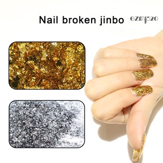 【AG】Manicure Decals DIY Easy-Using Delicate Nail Art Gold Foil Paper for Women