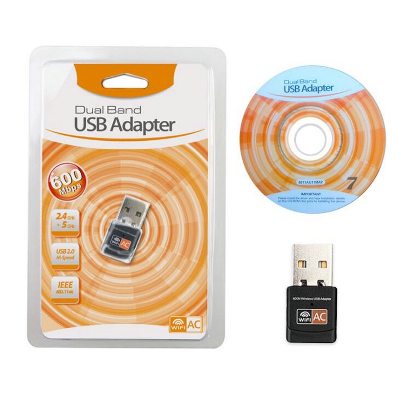 (ส่งจากไทย) ตัวรับสัญญาณ ไวไฟ USB Wifi รับได้ทั้งความถี่ AC 2.4 GHz และ 5 GHz
