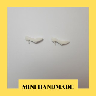 รองเท้า ของจิ๋ว งานปั้น ดินไทย สำหรับทำงานประดิษฐ์ DIY ตกแต่ง ต่างหู กรอบรูป สติ๊กเกอร์ sticker 3D