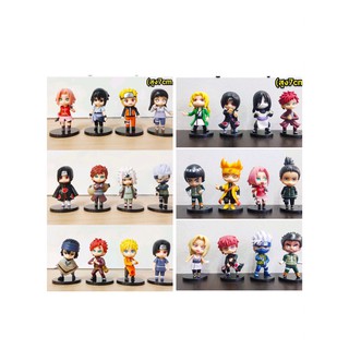 โมเดล นารูโตะฐานดำ ชุด 12 ตัว ความสูง 7 cm มี 2 แบบให้เลือกค่ะ (uy)