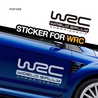 Stse_ สติกเกอร์ติดรถยนต์ สะท้อนแสง สำหรับ WRC World Rally championship