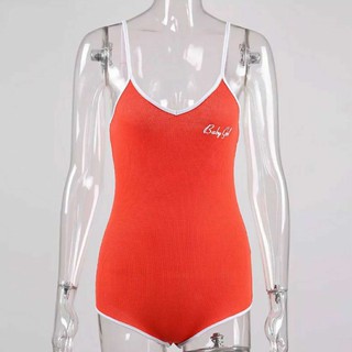 พร้อมส่ง!bodysuitแดง Baby girl bodysuit