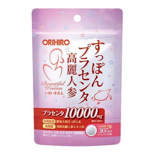 ORIHIRO Suppon Placenta Koryo Ginseng Grain 60 เม็ด / 30 วัน / ตะพาบน้ำ / อาหารเสริมความงาม / ส่งตรงจากญี่ปุ่น