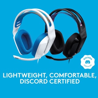 HEADSET (หูฟัง) LOGITECH G G335 หูฟังครอบหัวน้ำหนักเบา ใส่สบายสีสันสดใส