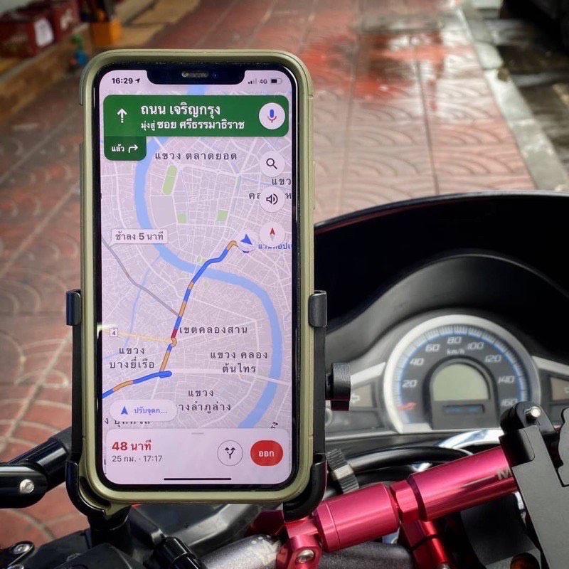 Mototecรุ่นB01/B02  ที่ยึดมือถือมอเตอร์ไซค์  ที่จับโทรศัพท์ ที่ยึดโทรศัพท์ แบบอลูมิเนียม ทนทานแข็งแรงมาก ใช้ได้นาน