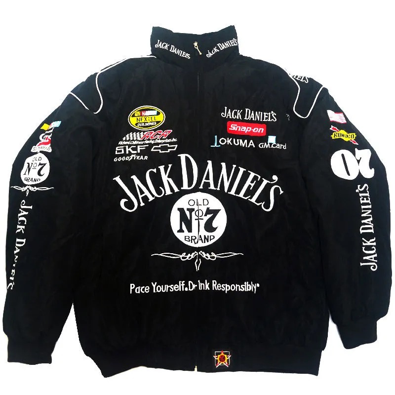 F1 racing ขี่จักรยานผ้าชายหญิงรถจักรยานยนต์ embrosery แจ็คเก็ต Vintage racing แจ็คเก็ต, Bomber F1 Vintage streetwear เสื้อ