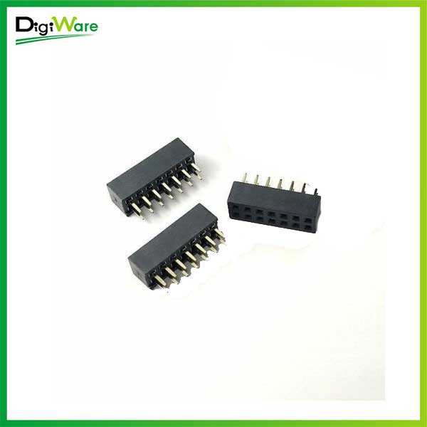 Pin Header Female 7x2 Pin Double Row 2mm