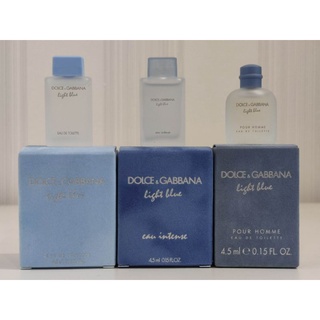 Mini ☁️ Dolce &amp; Gabbana 💦 Light Blue - 4.5ml หัวแต้ม น้ำหอมจิ๋วแท้💯 หอม โปร่ง คือดี