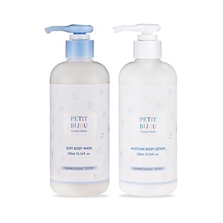 ETUDE HOUSE Petit Bijou Cotton Snow Moisture Body Wash &amp; Lotion 300ml