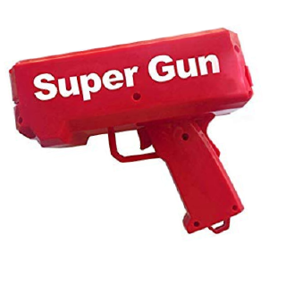 ปืนยิงเงิน ปืนพ่นเงิน เครื่องยิงเงิน super gun เหมาะกับคนรวย อยากแจกเงิน