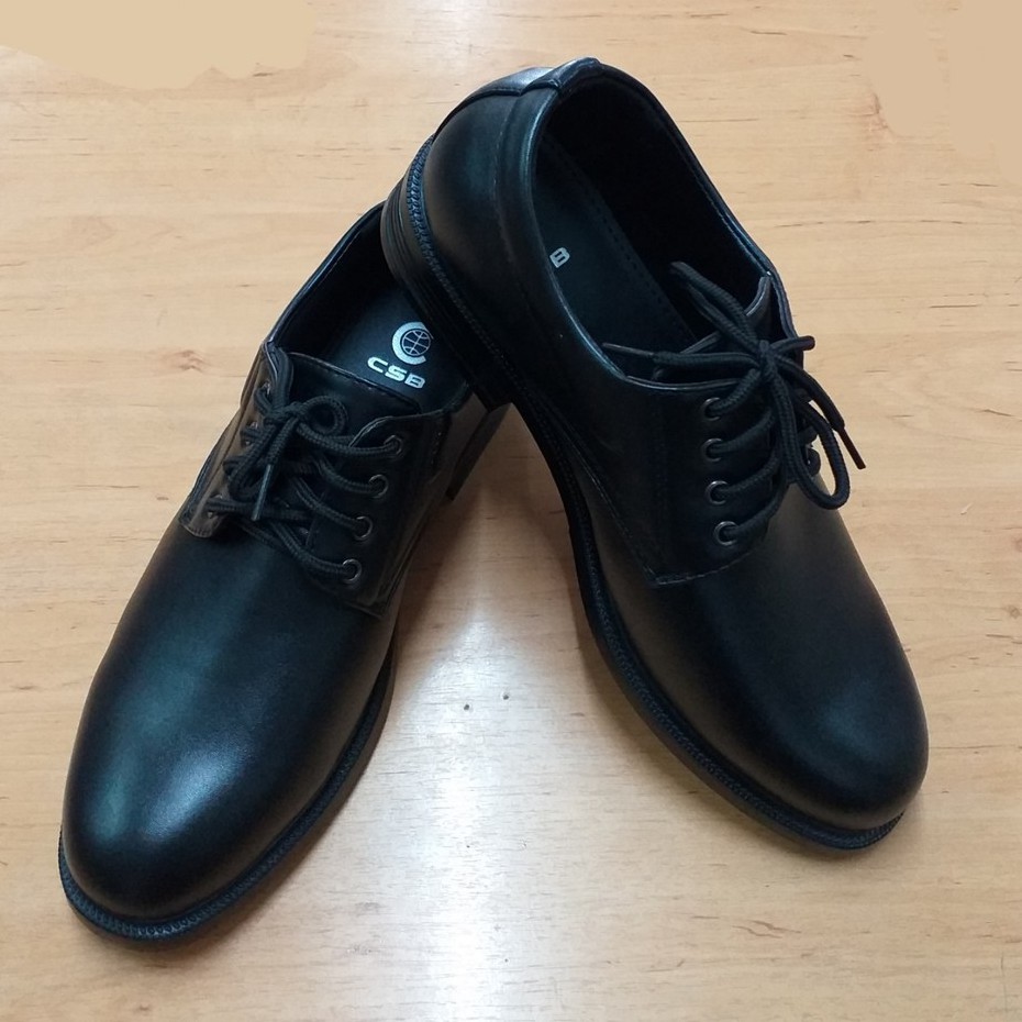 รองเท้าคัชชูผูกเชือกชายสีดำCM545สำหรับนักศึกษา คนทำงาน