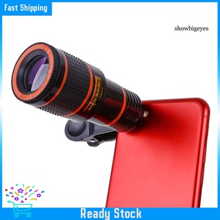 MBP--Universal 12X Zoom HD Telescope Telephoto Mobile Phone Camera Lens with Clip