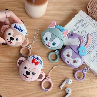 🌤เคสสำหรับ AirPods case รุ่น Gen1,2,Pro เคสแอร์พอด  Duffy / shellirmay / หน้าแมวเขียว/ กระต่ายม่วง stella เคสซิลิโคน