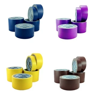 【แพ็ค 6 ม้วน】 Wintape (วินเทป) เทปผ้าสีให้เลือก 14 สี 3 ไซส์ ความยาว 9 หลา กาวหนาพิเศษ Duct tape