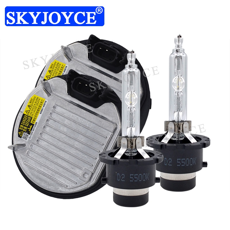 SKYJOYCE 55W D2S D4S Xenon HID Bulb Kit 5500K 6500K D2S D2R D4R D4S Car Headlight XENON KIT 35W 8596