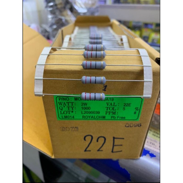 900722 R 22 โอห์ม 2W 5% 5 ตัว
