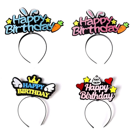 ที่คาดผมป้าย HBD พร้อมส่ง