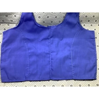 เสื้อคอกระเช้าผู้สูงวัย( 5 ตะเข็บ ) ผ้าคอตตอน เนื้อผ้าดี ใส่ทับใน