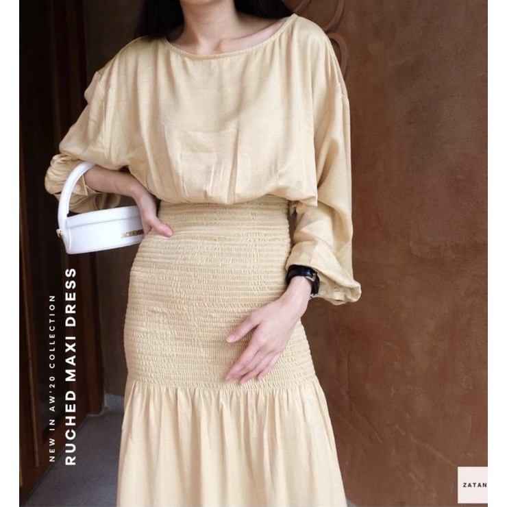 ✖️ลดจาก 1,690 บาท Zatani เดรสสีทอง ฟรีไซส์