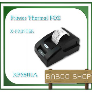 เครื่องพิมพ์ใบเสร็จ เครื่องพิมพ์เทอมอล ขนาด 58มม ยี่ห้อ Xprinter รุ่น XP58IIIA