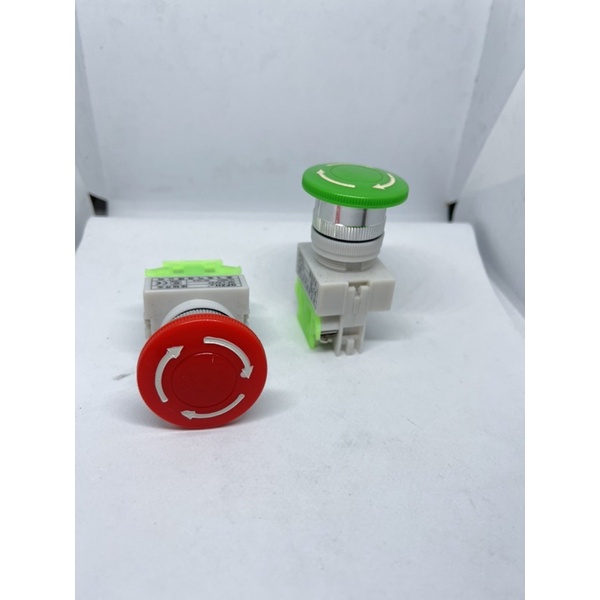 สวิตช์ดอกเห็ดกดหมุนคลายขนาด22-25มิลgf-LAY37.  รุ่นno10a รับไฟถึง660vสินค้าพร้อมส่ง