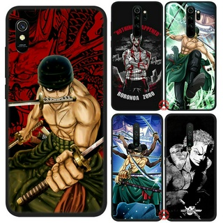 เคสโทรศัพท์มือถือ ลายการ์ตูนวันพีช Roronoa Zoro สําหรับ Xiaomi Redmi Note 8 9 Pro Max 9S 8T 9C 42SS