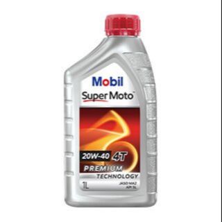 น้ำมันเครื่อง Mobil Premium 4T 20W-40 0.8L/1.0L