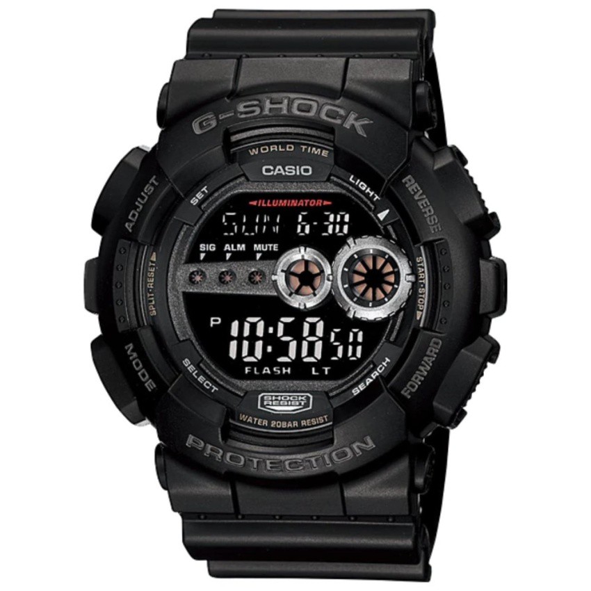 Casio G-Shock นาฬิกา รุ่น GD-100-1B ( Black ) ประกันศูนย์ CMG 1 ปีเต็ม