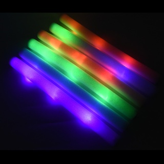 Bsbl ใหม่ แท่งโฟมไฟ LED ไม้กายสิทธิ์ แรลลี่ กระพริบ DJ 10 ชิ้น